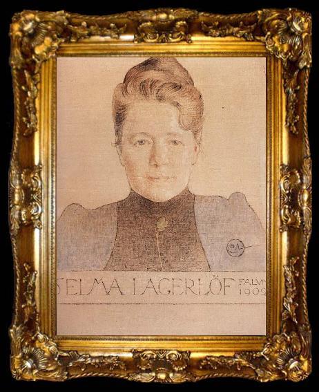 framed  Carl Larsson Selm Lagelof, ta009-2